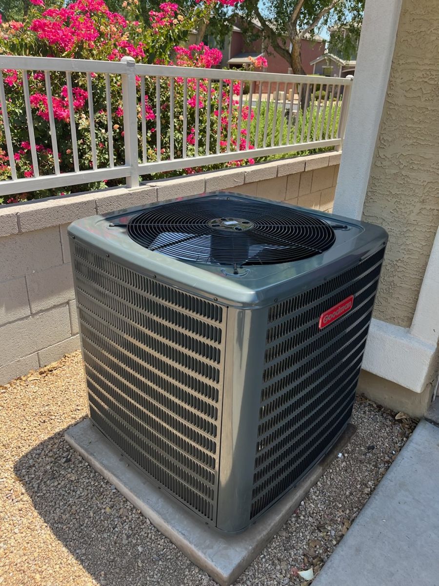 New high-efficiency air conditioner installation in Phoenix, AZ by Airpex